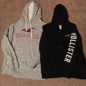 Men’s Hollister hoodie and zip up hoodie